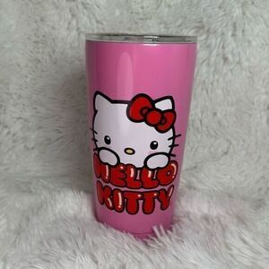 Hello Kitty Pink Coffee Mug Travel Tumbler Cup